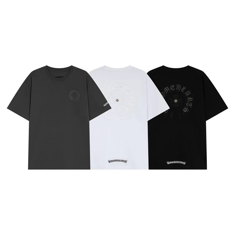 Casual loose short-sleeved T-shirt for men and womench