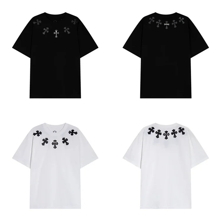 Casual loose short-sleeved T-shirt for men and womench