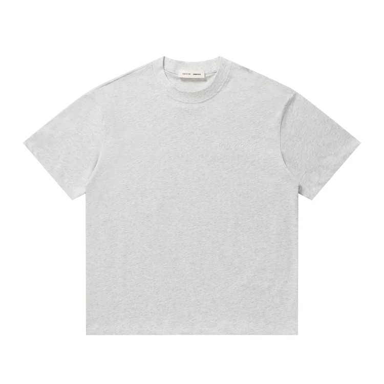 Short-sleeved multi-line letter men's and women's casual loose bottoming shirt og image 22