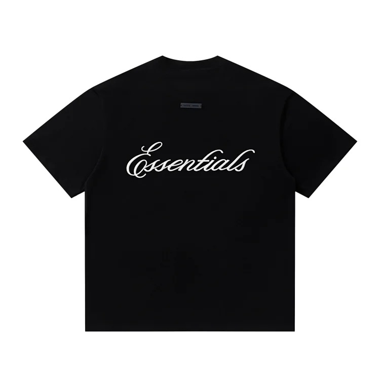 Short-sleeved multi-line letter men's and women's casual loose bottoming shirt og image 29