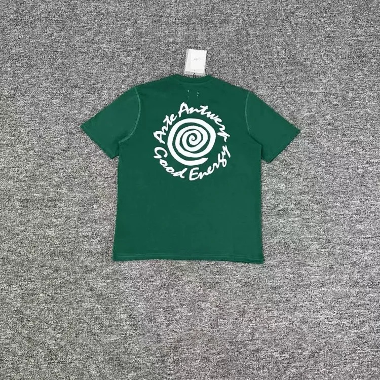 New style flower leaves rose letter print short-sleeved T-shirts for men and women couples
