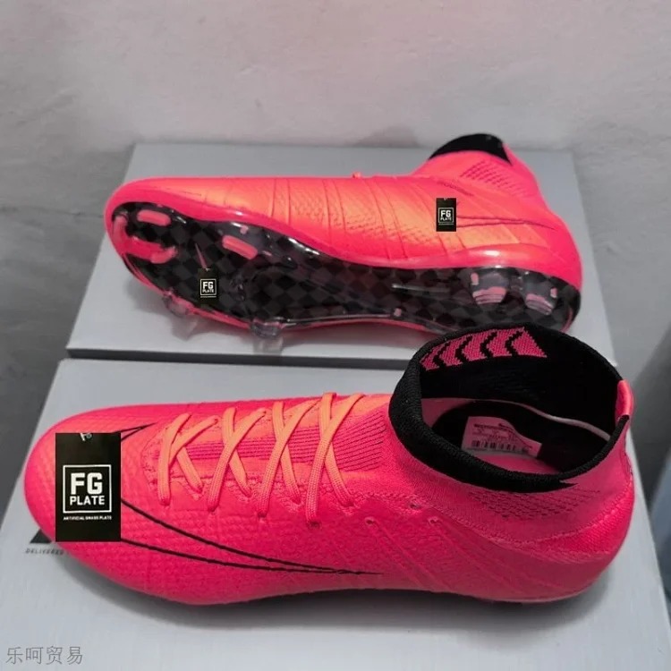 Football shoes FG spike high top CR7