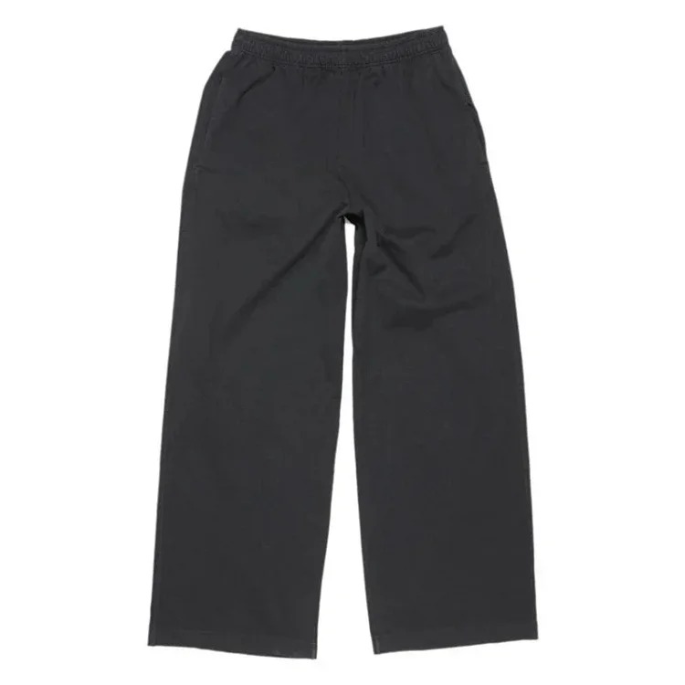 AC hand-painted splashed ink frayed washed distressed trousers for men and women loose and versatile light luxury wide-leg jeans