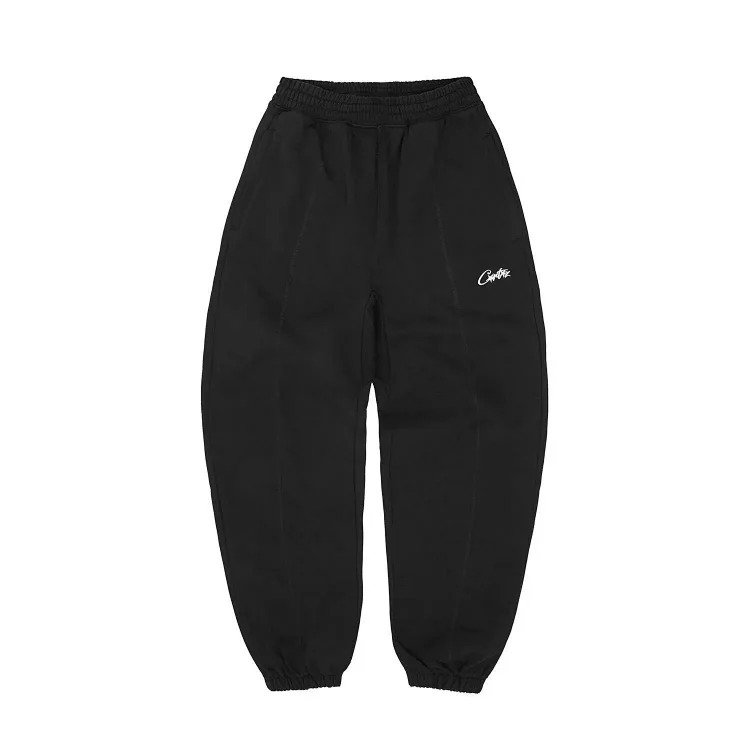 Corteiz classic series ship print logo thin velvet Alcatraz hooded sweatshirt trendy men's and women's casual sweatpants