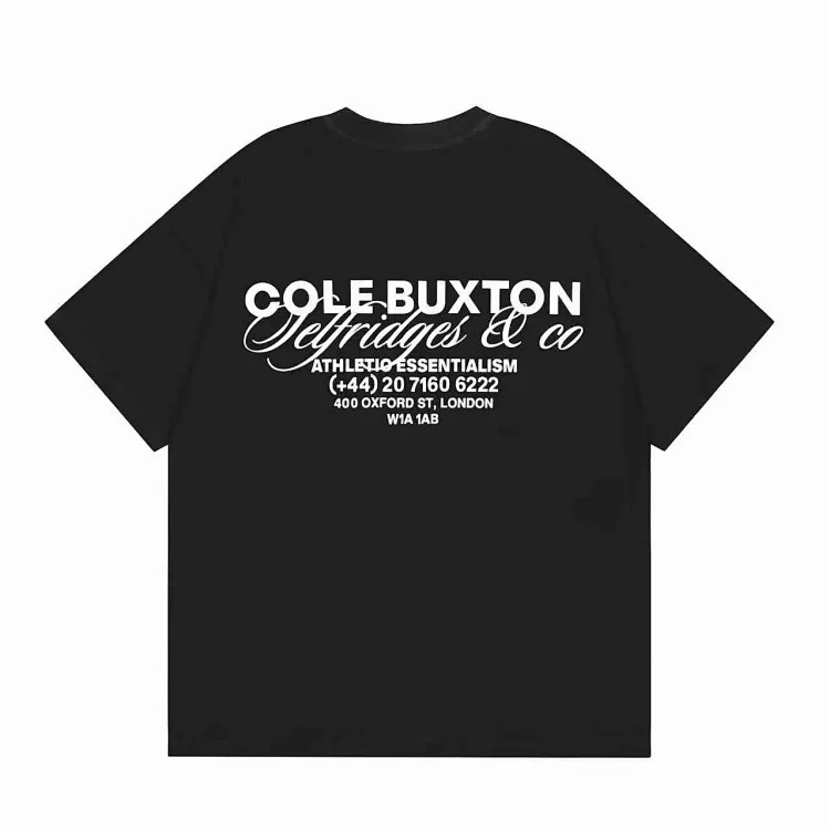 Cole buxton short-sleeved men's couple spring and summer loose T-shirt women's CB half-sleeve