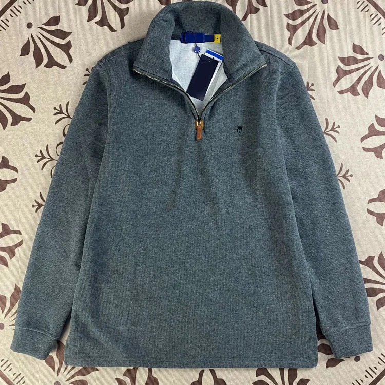 Ralph Lauren Pony logo half-zip lapel loose sweatshirt for women long-sleeved sweatshirt for men polo
