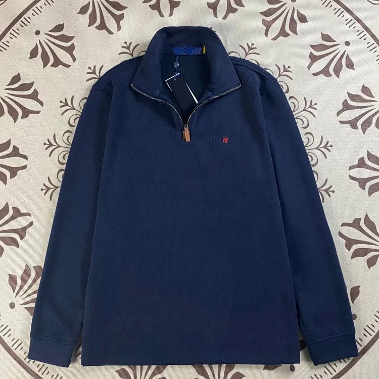 Ralph Lauren Pony logo half-zip lapel loose sweatshirt for women long-sleeved sweatshirt for men polo