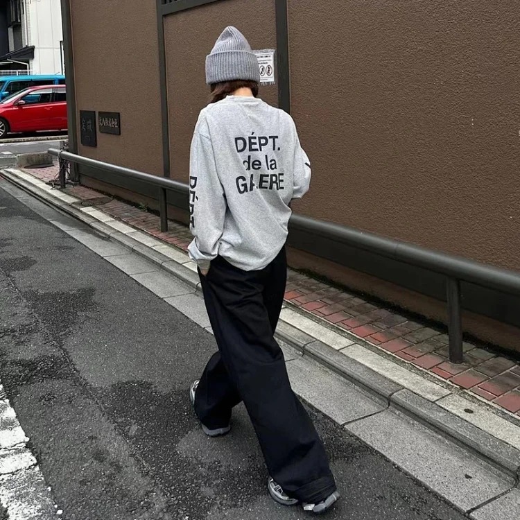 Men's long-sleeved T-shirt women's autumn and winter bottoming shirt ga