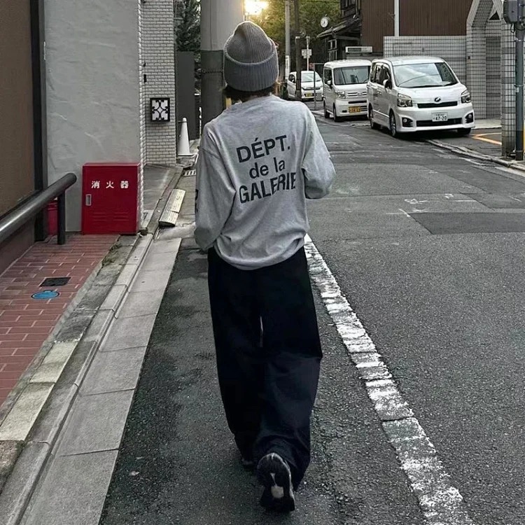 Men's long-sleeved T-shirt women's autumn and winter bottoming shirt ga
