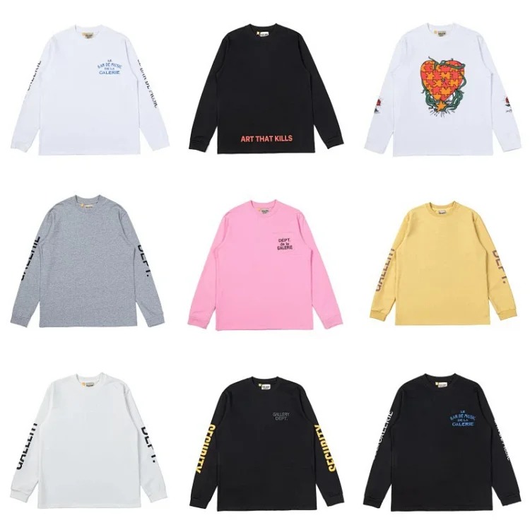 Men's long-sleeved T-shirt women's autumn and winter bottoming shirt ga