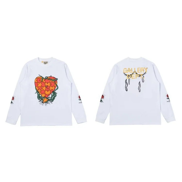 Men's long-sleeved T-shirt women's autumn and winter bottoming shirt ga