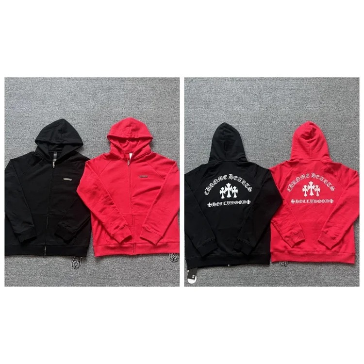 Pure cotton terry men's and women's zipper hooded sweatshirt