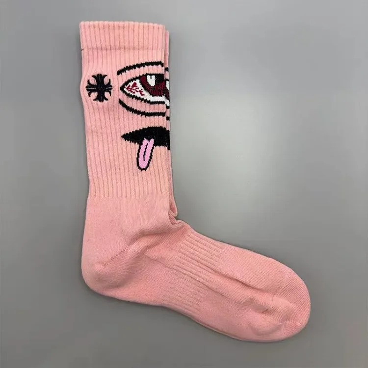 Men's and women's mid-calf sports socks for couples