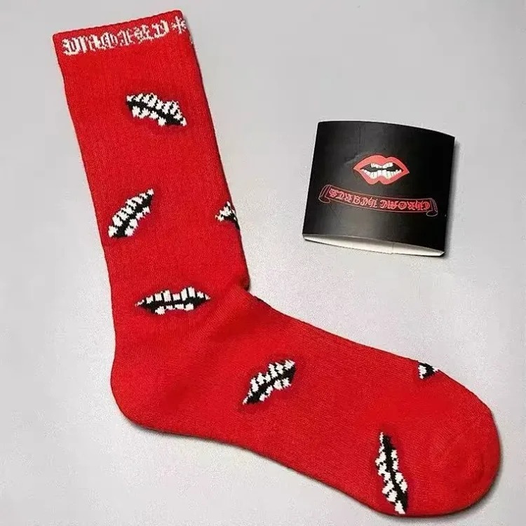 Men's and women's mid-calf sports socks for couples