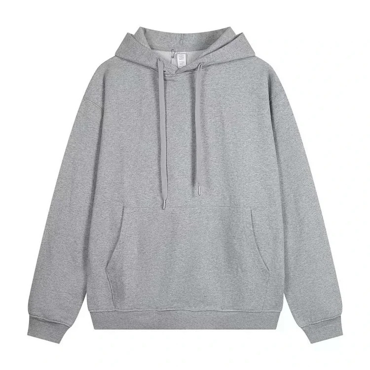 Correct of heavyweight pure cotton terry hoodie sweatshirt loose casual men's and women's zipper suit