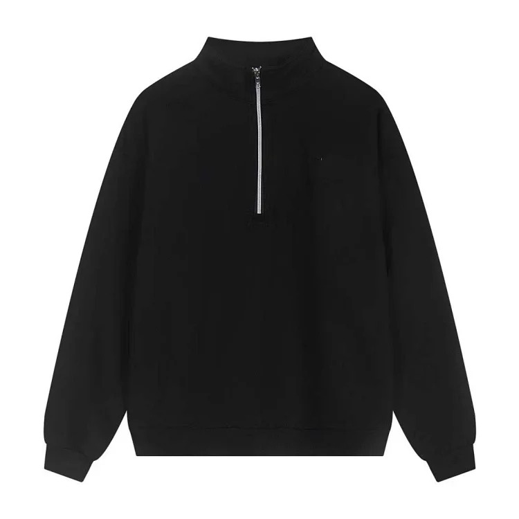 Correct of heavyweight pure cotton terry hoodie sweatshirt loose casual men's and women's zipper suit