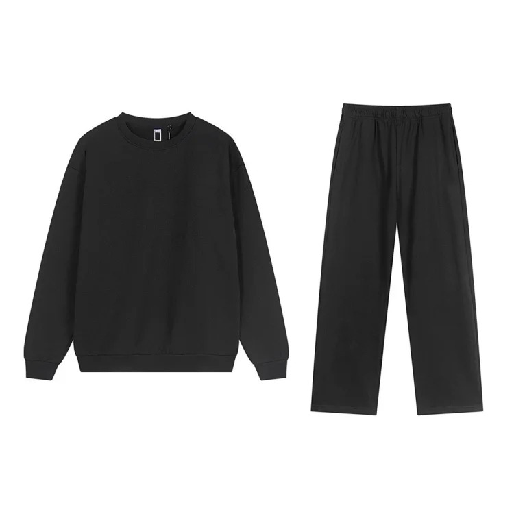 Correct of heavyweight pure cotton terry hoodie sweatshirt loose casual men's and women's zipper suit