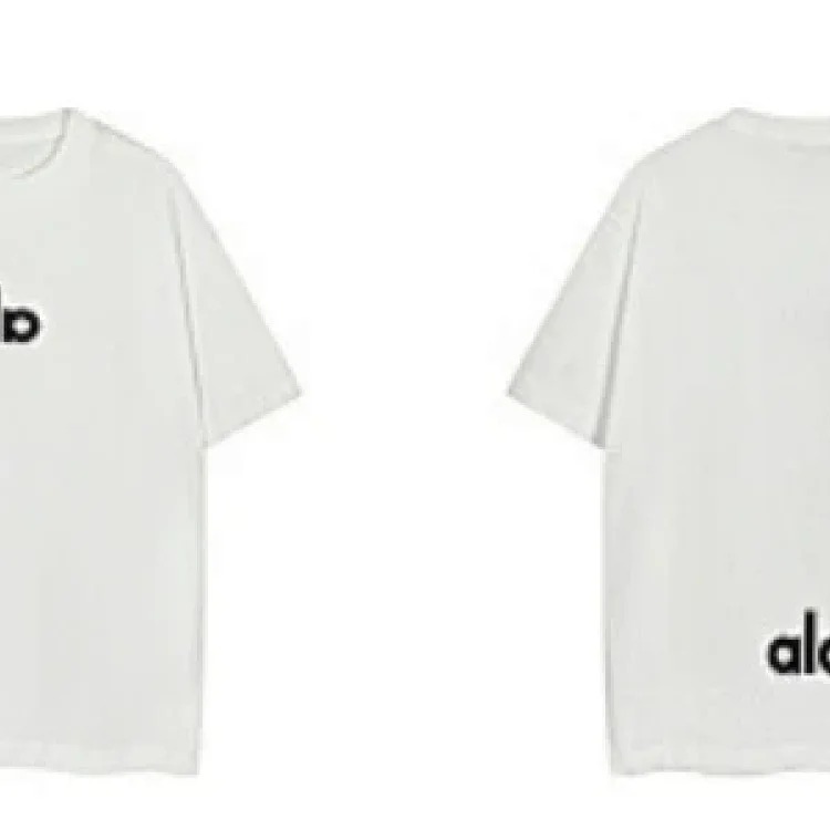 Foamed letters, hot silver, holes, frayed edges, distressed casual short-sleeved round neck candy T-shirt