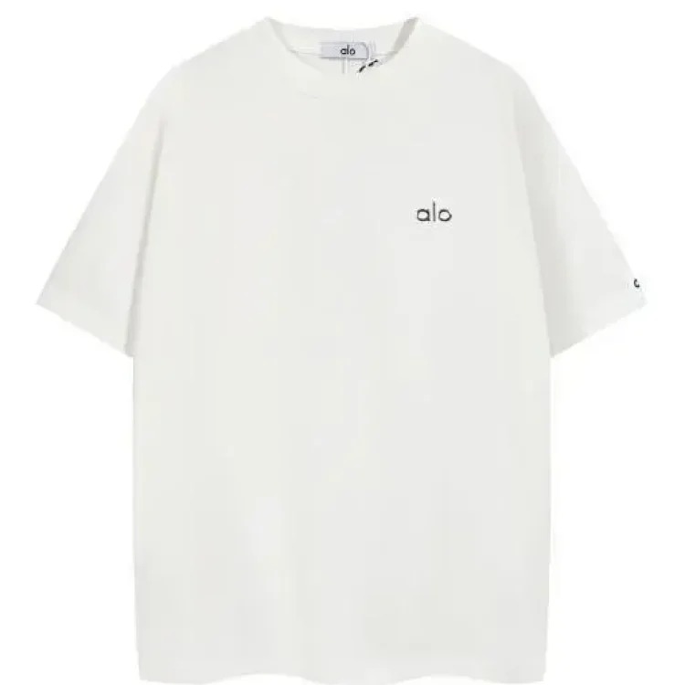 Foamed letters, hot silver, holes, frayed edges, distressed casual short-sleeved round neck candy T-shirt