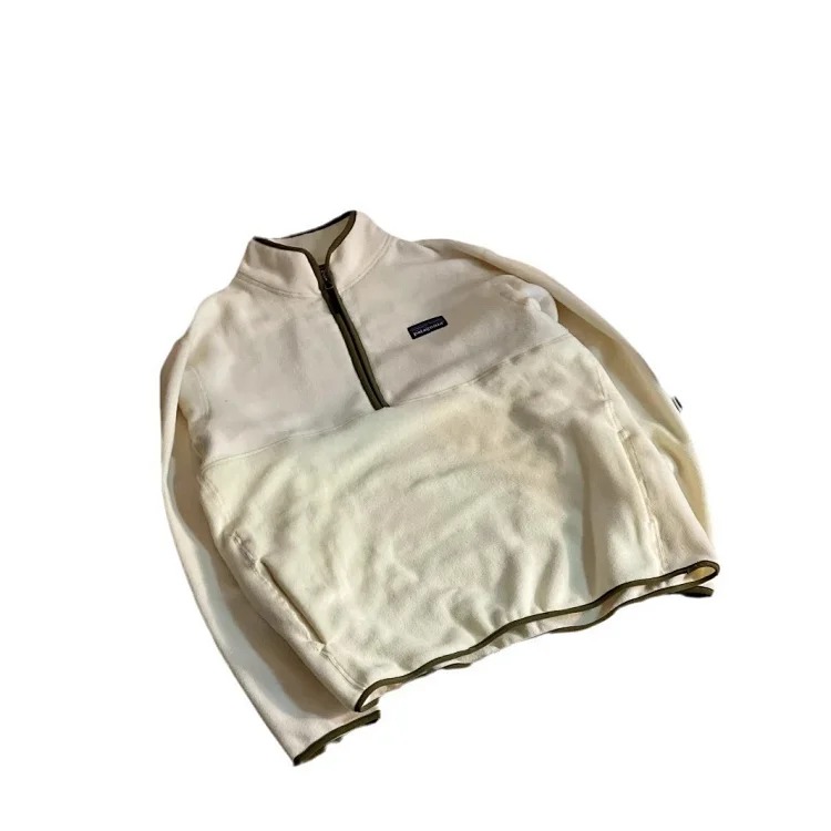 Half-zip outdoor pullover polar fleece stand collar warm fleece sweatshirt