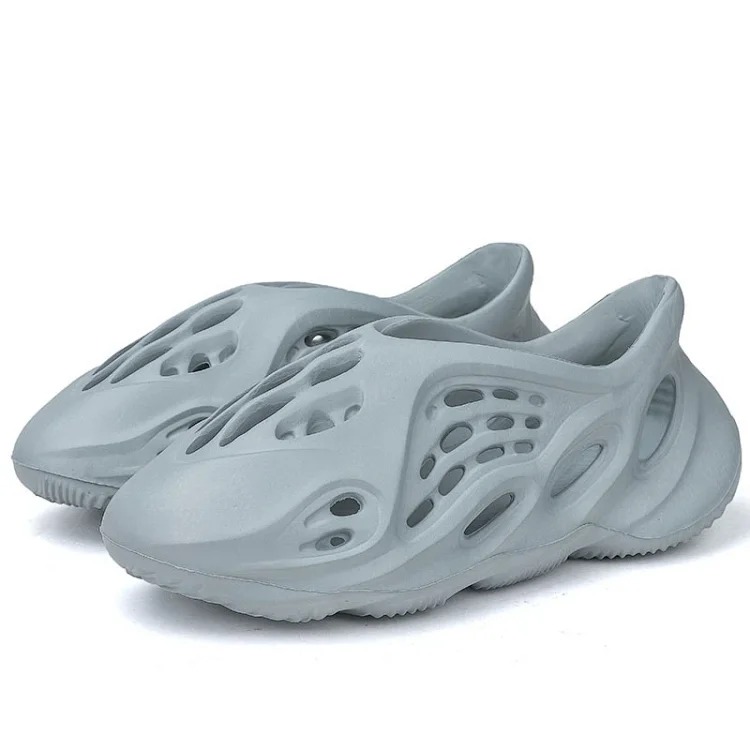 Hollow Hollow Crocs Foam Shark Sandals for Parents and Children for Men and Women