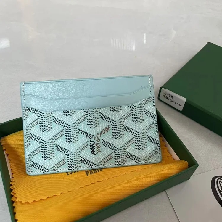Exquisite fashionable coin card holder for men and women with two-layer cowhide leather