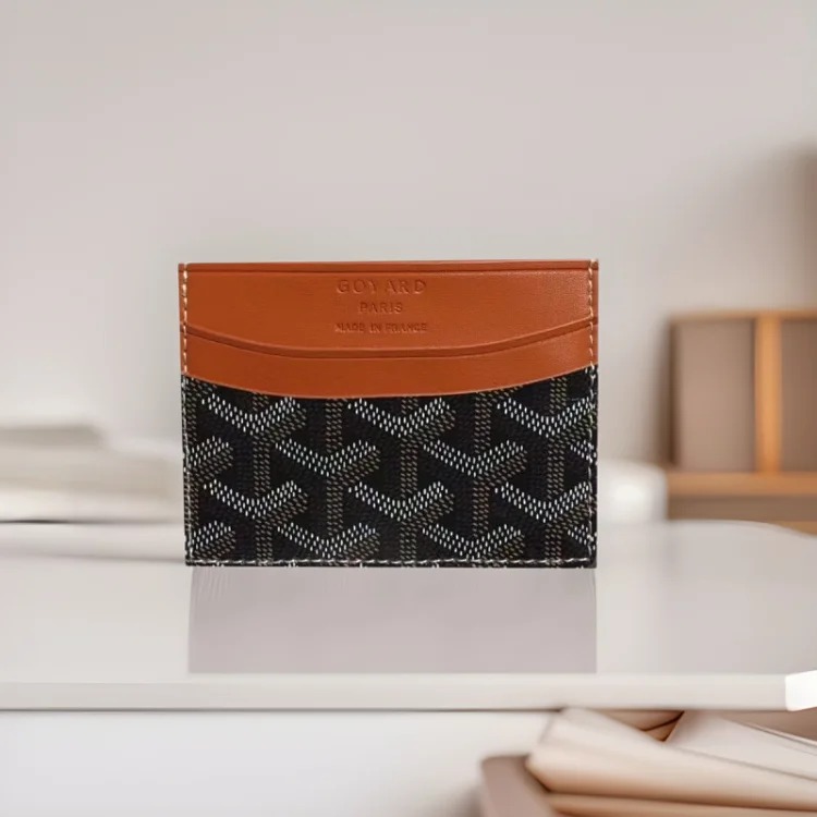 Exquisite fashionable coin card holder for men and women with two-layer cowhide leather