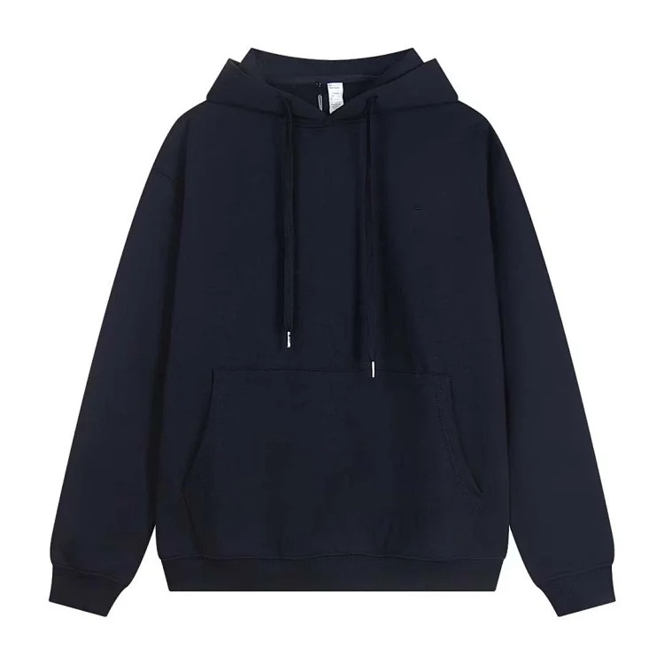 Correct version of heavyweight pure cotton terry hoodie sweatshirt loose casual men's and women's zipper suit