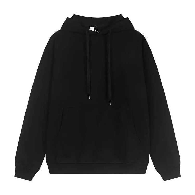 Correct version of heavyweight pure cotton terry hoodie sweatshirt loose casual men's and women's zipper suit