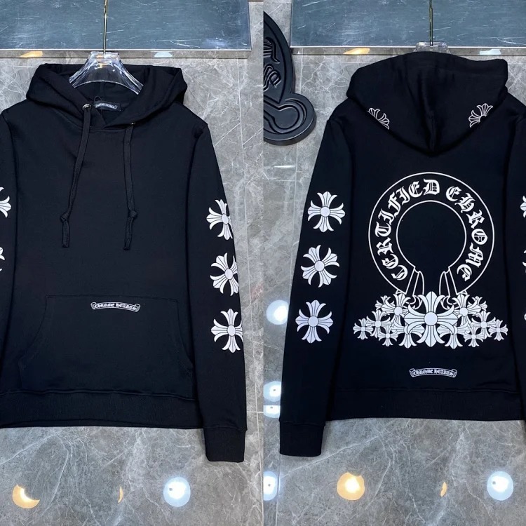 Graffiti terry hooded sweatshirt