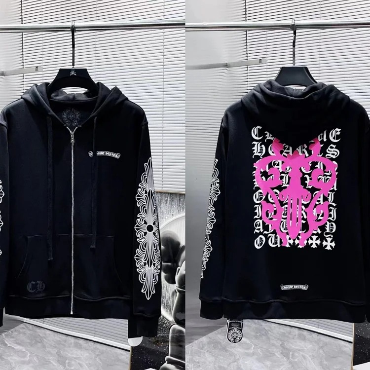 Graffiti terry hooded sweatshirt
