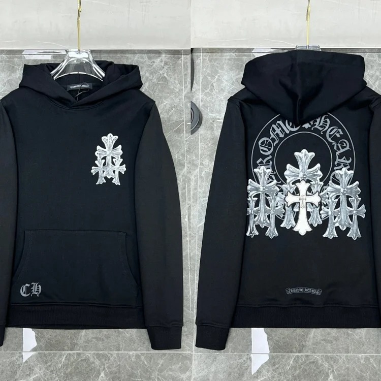 Graffiti terry hooded sweatshirt