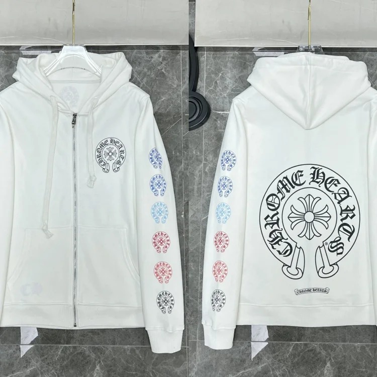 Graffiti terry hooded sweatshirt