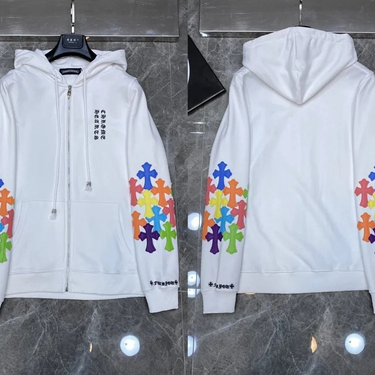 Graffiti terry hooded sweatshirt