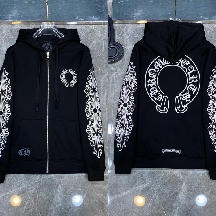 Graffiti terry hooded sweatshirt
