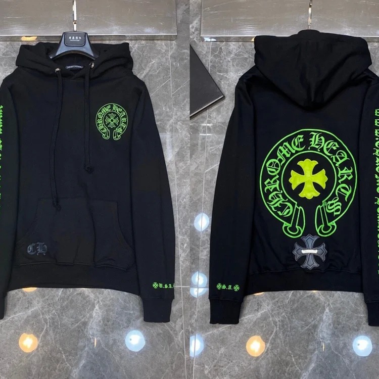 Graffiti terry hooded sweatshirt