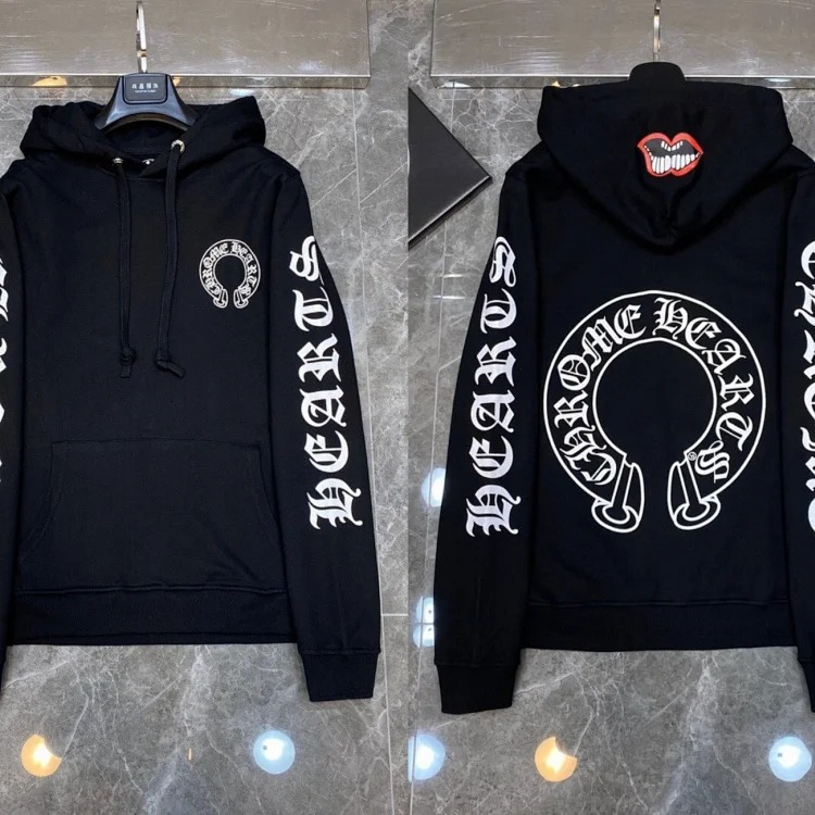 Graffiti terry hooded sweatshirt