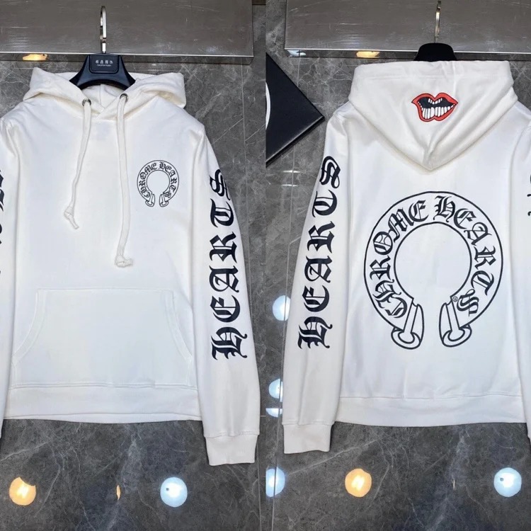 Graffiti terry hooded sweatshirt
