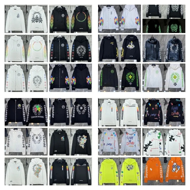 Graffiti terry hooded sweatshirt