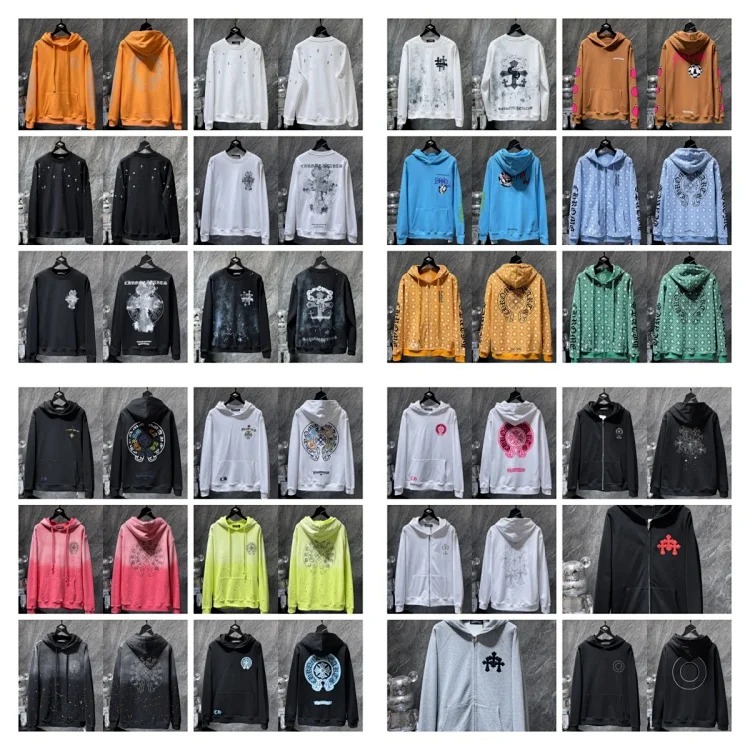Graffiti terry hooded sweatshirt