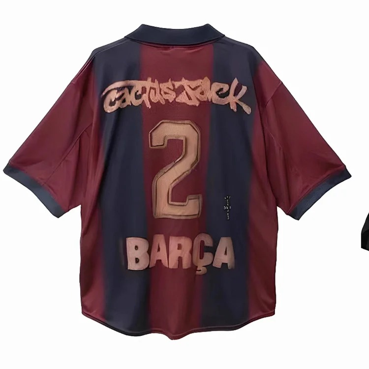 Retro co-branded football uniform set