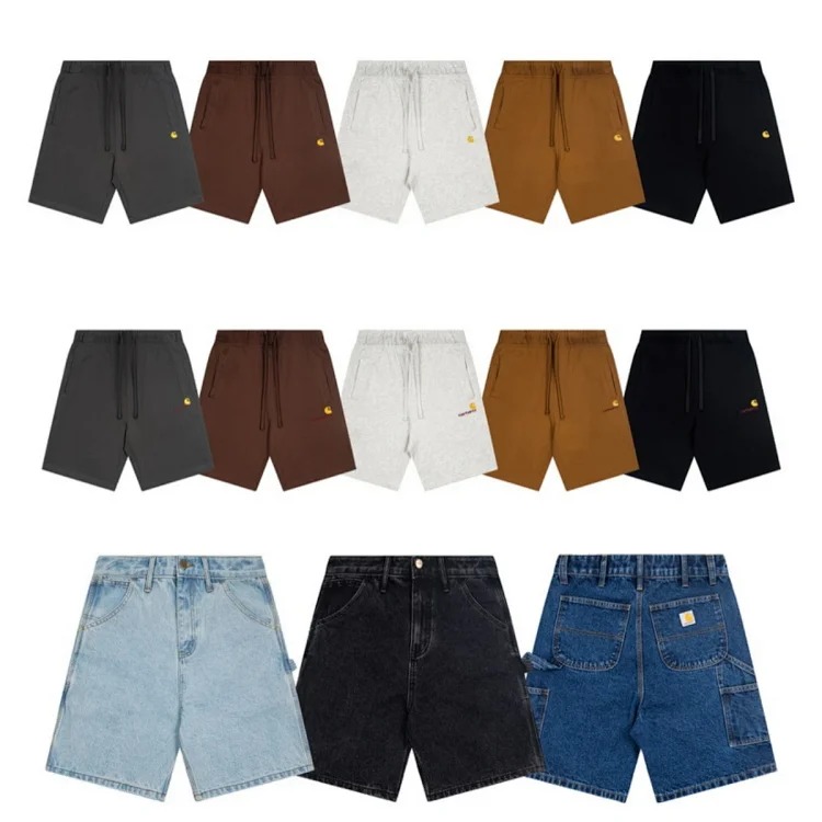 Casual Shorts Men's Classic Embroidery Ca