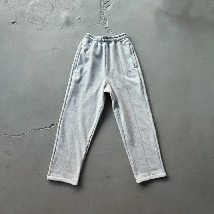 Hooded sweatshirt jacket men's loose sports suit straight sweatpants