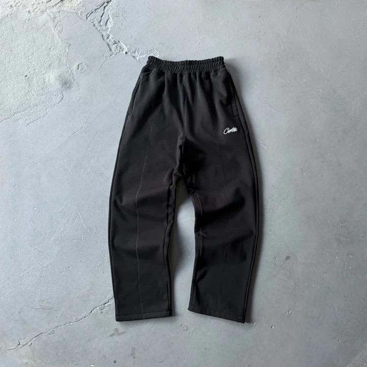 Hooded sweatshirt jacket men's loose sports suit straight sweatpants