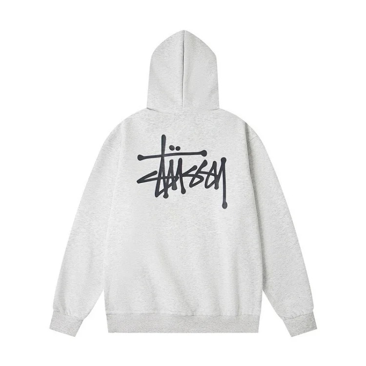 Stu college style trendy new niche letter embroidery logo casual loose men's and women's couple sweatshirts