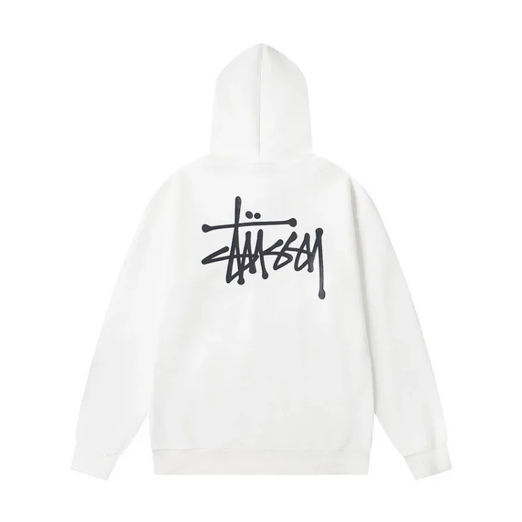 Stu college style trendy new niche letter embroidery logo casual loose men's and women's couple sweatshirts