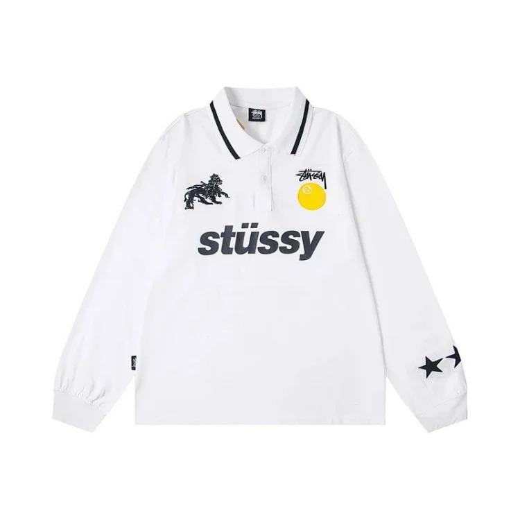 Stu college style trendy new niche letter embroidery logo casual loose men's and women's couple sweatshirts