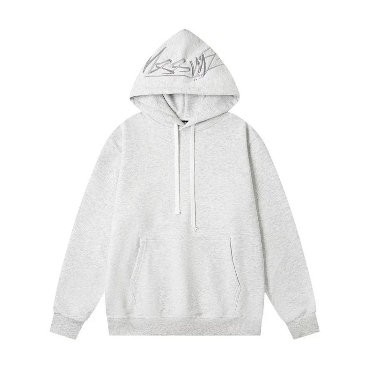 Stu college style trendy new niche letter embroidery logo casual loose men's and women's couple sweatshirts