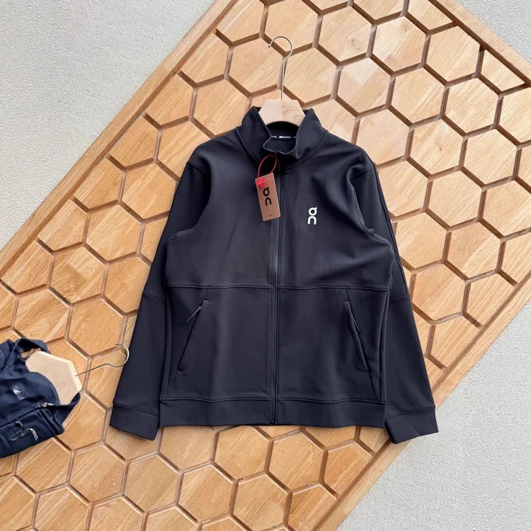 Men's new autumn knitted stand collar jacket, fashionable casual sports