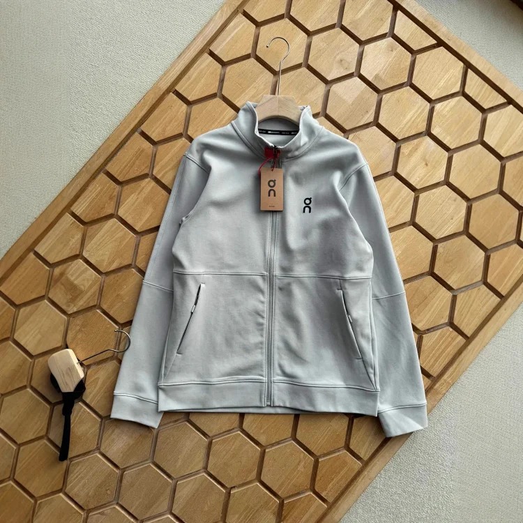 Men's new autumn knitted stand collar jacket, fashionable casual sports